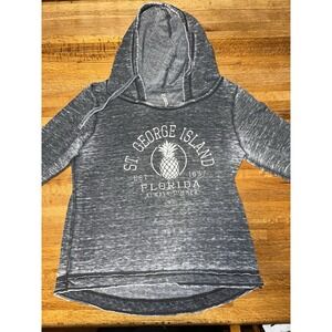 U.S. Apparel‎ St. George Island Florida Always Summer Heather Grey Hoodie